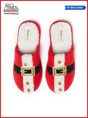 🎅 Ugly Sweater Christmas Scuff Slippers Slide-On Memory Foam Unisex